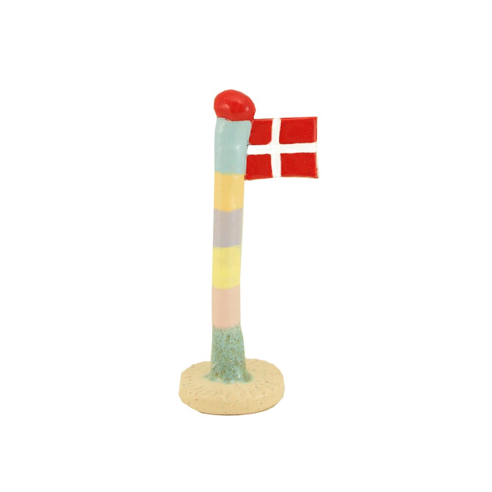 Gøgler pastel flag, assorteret - H14-18cm.